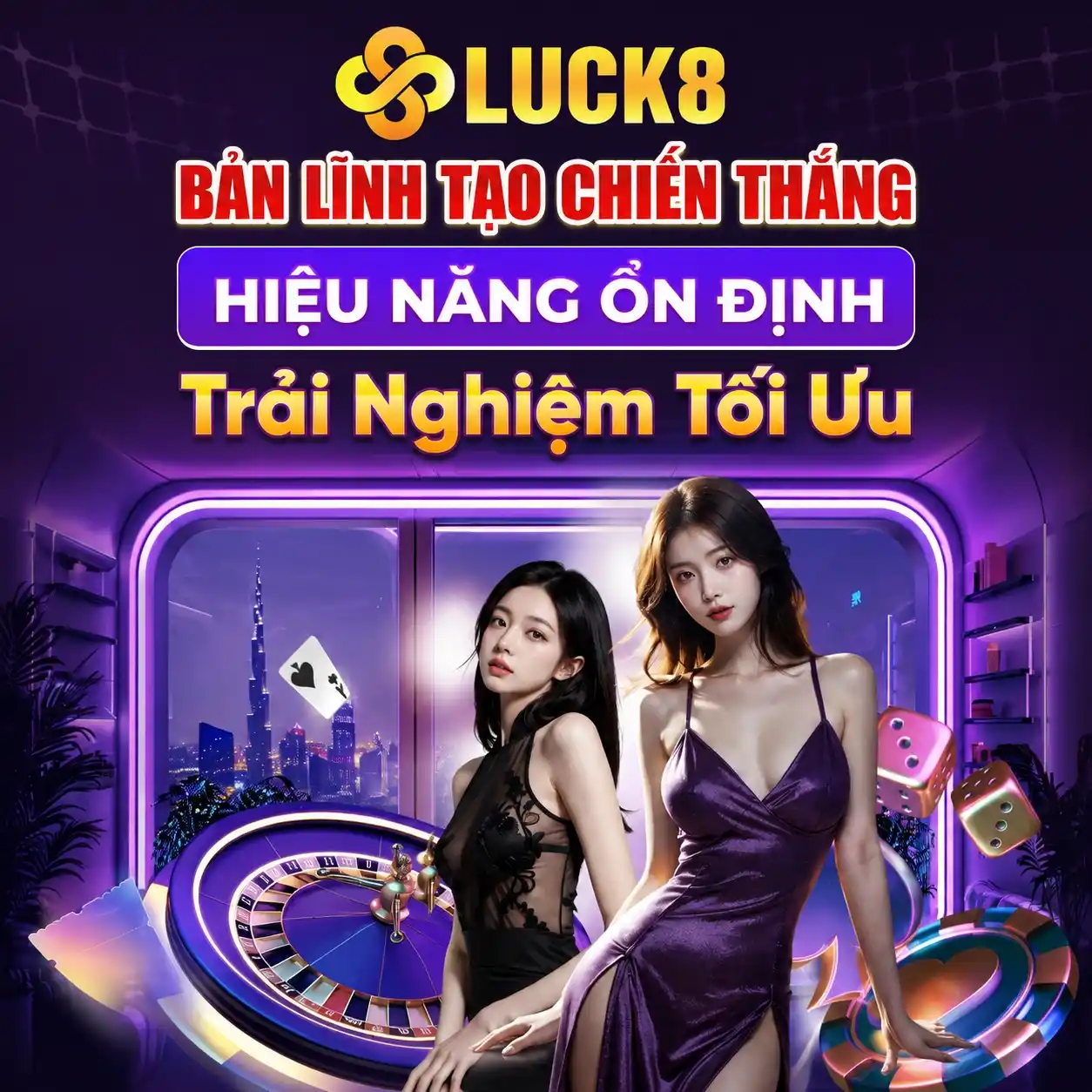 luck 8 trai nghiem on dinh mobi